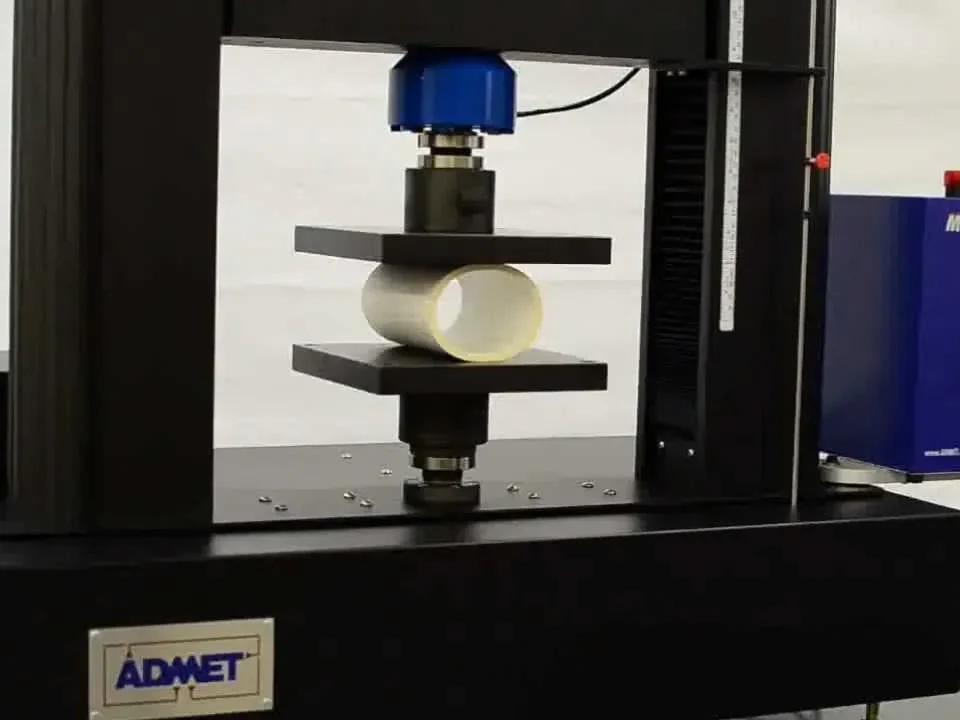 دستگاه آزمون خمش فشاری پروفیل PVC-U